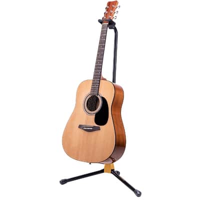 Hercules GS412BPLUS Auto Grip System (AGS) Single Guitar Stand w/Backrest image 2