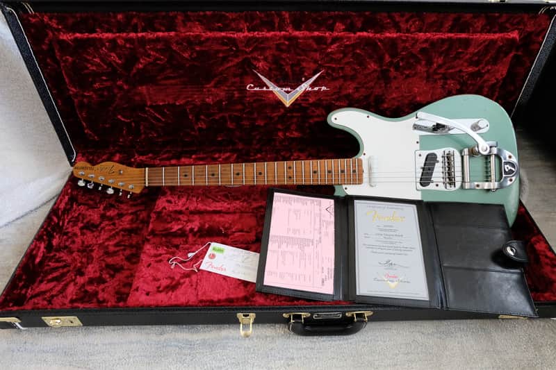 Fender Custom Shop 1969 Roasted Telecaster Limited-Edition Relic - Faded Aged Sherwood Green Metallic