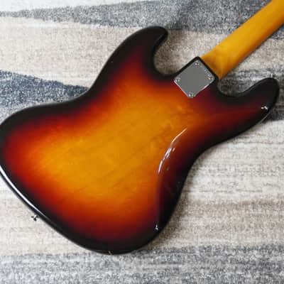 1982 Fender Japan JV Jazz Bass ’62 Vintage Reissue JB62-75 Sunburst MIJ Fujigen image 4