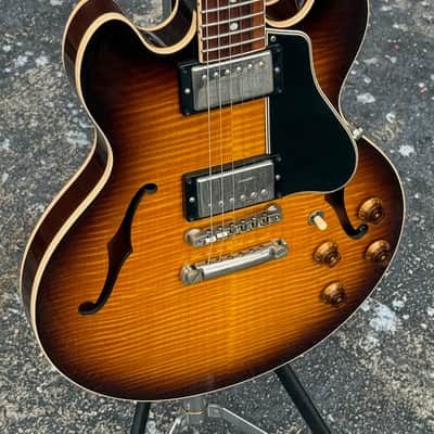 Gibson ES-336 F 2005 - stunning Flamey Custom Shop 336 killer user friendly axe ! image 3