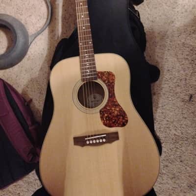Guild Westerly Collection D-240E Flamed Mahogany with Pau Ferro Fretboard 2019 - Present - Natural image 1