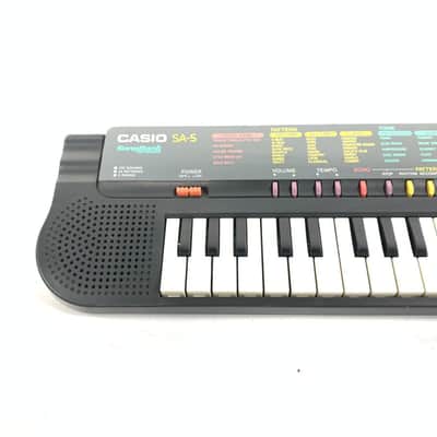 Casio SA-5 1990s - Black mini 32-key Tone Bank Keyboard TGHM image 3