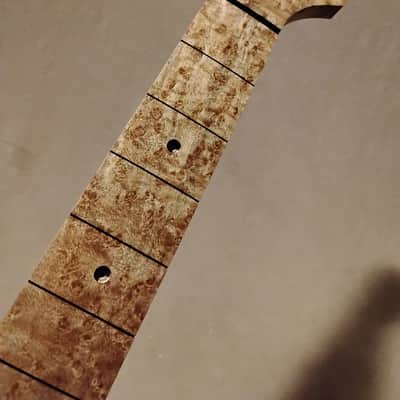 EXHIBITION GRADE BIRDSEYE MAPLE STRAT GUITAR NECK FITS FENDER & WARMOTH image 2