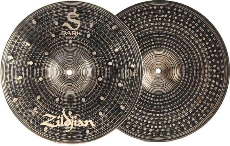 Zildjian 14" S Series Dark Hi-Hat Cymbals (Pair) - Dark image 1