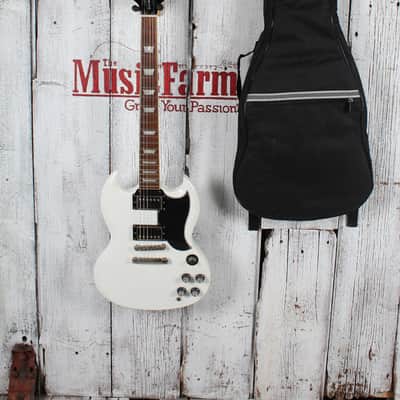 Epiphone 2019 SG G-400 PRO Electric Guitar Alpine White Finish with Gig Bag image 2