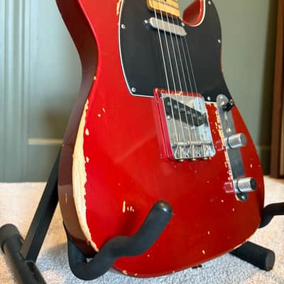 Fender Road Worn Telecaster, Jason Isbell Signature Pickups, Candy Apple Red image 3
