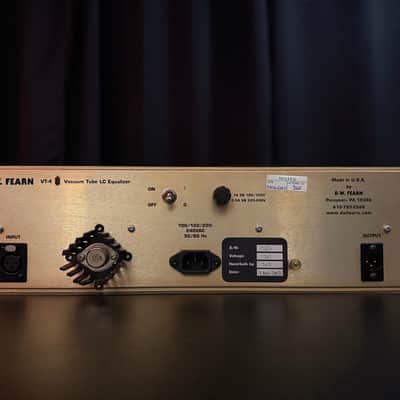 Immagine D.W. Fearn VT-4 Single Channel Tube Equalizer 2010s - Red - 4