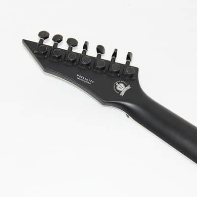 BC Rich Warlock WGL7BK Lucky 7 Electric Guitar Black image 7