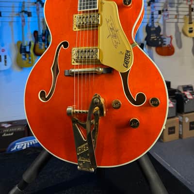 USED Gretsch G6120T Chet Atkins - Orange Stain, w Gretsch Case, Free Ship, Clean image 1