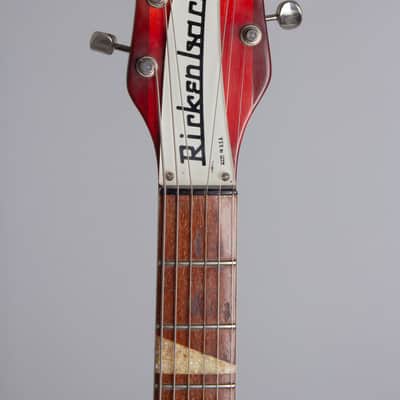 Rickenbacker  Model 365 Thinline Hollow Body Electric Guitar (1966), ser. #FF-2256, original silver tolex hard shell case. image 5