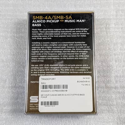 SEYMOUR DUNCAN 70's Music Man Alnico 5-String Bass Pickup (SMB-5A) image 4
