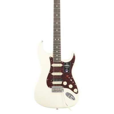 Fender American Pro II Stratocaster HSS Rosewood Olympic White w/Case image 2