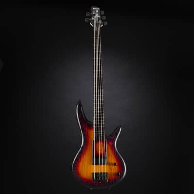 Ibanez Gary Willis GWB205-TQF Tequila Sunrise Flat - 5-String Electric Bass image 2