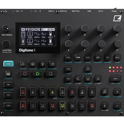 BRAND NEW Elektron Digitone II 16-Voice Digital Synthesizer 2024 - Present - Black
