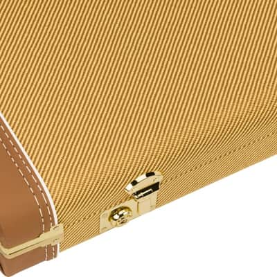FENDER - G&G Deluxe Jazz Bass Hardshell Case  Tweed with Red Poodle Plush Interior - 0996173400 image 5