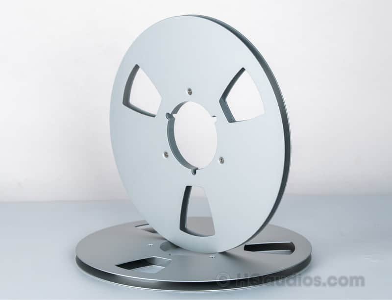 Aluminum Empty Tape Reel for Reel To Reel Tape Recorder (Single)– 10.5 inch –Silver Color 1Yr WRT image 1