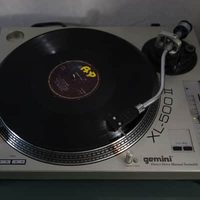 Vintage DJ Turntable GEMINI XL-500 II Direct Drive - Pitch +10% +