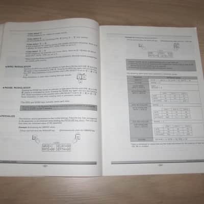 Casio CZ-3000 Vintage Synthesizer -Original Manual Package-Rare - 1986 -Brochure image 7