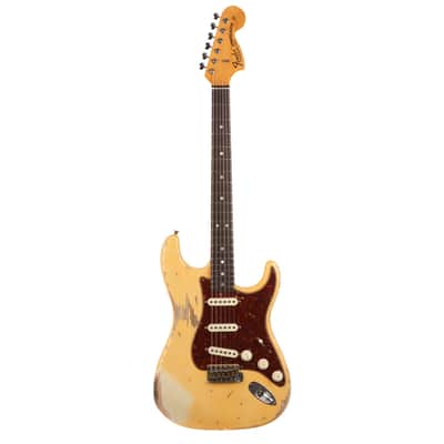 Fender Custom Shop 1969 Stratocaster Heavy Relic Guitar - Aged Vintage White - CHUCKSCLUSIVE - #R111533 image 2