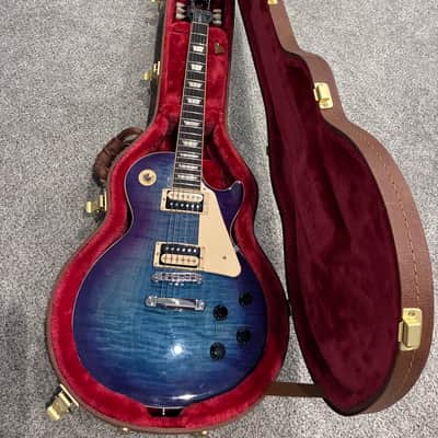 2021 Gibson Les Paul Traditional Pro V - Blueberry Burst image 2