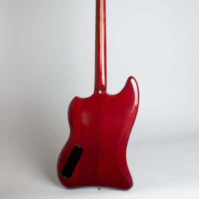Guild Jet Star Solid Body Electric Bass Guitar (1966), ser. #SD-240, original gig bag case. image 2