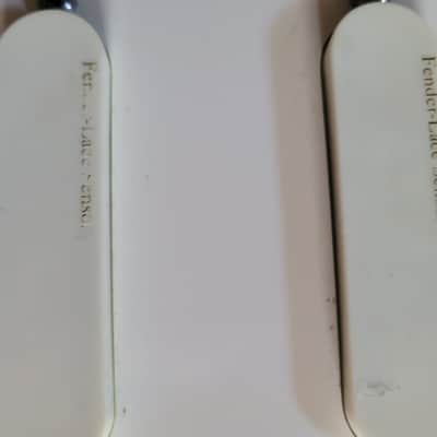 Fender Jeff Beck Stratocaster Lace Sensor Gold Pickups On Pickguard 1991 White image 5