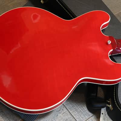 Minty! 2019 Heritage H-535 Semi-Hollow Electric Guitar Figured Cherry + OHSC image 13
