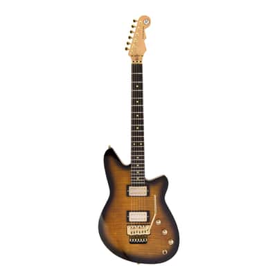 Reverend Kingbolt RA Floyd Rose, Coffee Burst Flame Maple image 6