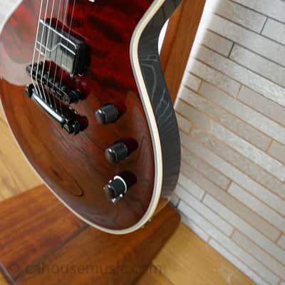 ESP LTD EC-1000 QM - See Thru Black Cherry image 8