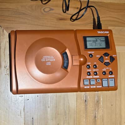 Tascam CD-GT1MKII Portable CD Player (Used) with AC; case; owners manual image 2