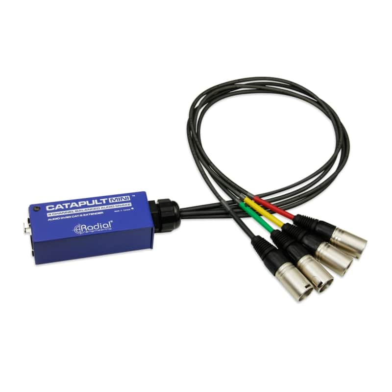 Radial Catapult Mini RX Cat 5/6 Audio Snake Module w/Male XLR Connectors image 1