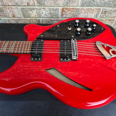 Vintage 1996 Rickenbacker 360/12 Twelve-String Electric Guitar (Ruby Red, Black Binding) w/ Original Hardshell Case! image 3