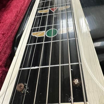 1956 National Triple-Neck Hawaiian Black & White Lap Steel Guitar, Serial #X 69224.. ... image 10