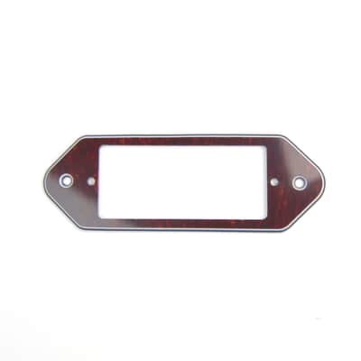 P90 Dog-ear to Mini Humbucker Pickup Adapter Ring ,4Ply Tortoise