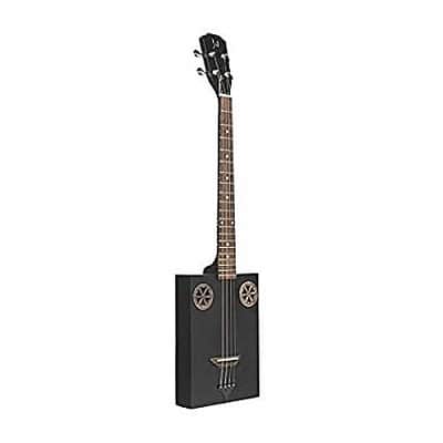 James Neligan CASK-FIRKCOAL Sapele Top Mahogany Neck 4-String Acoustic Cigar Box Guitar w/Gig Bag image 1