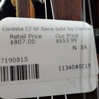 Cordoba C7 Iberia Classical Guitar image 11
