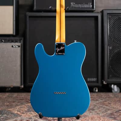 Fender American Professional Classic Telecaster Electric Guitar - Faded Lake Placid Blue with Gig Bag image 8