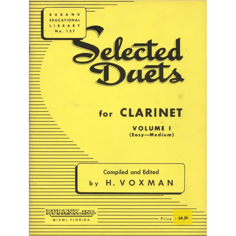 Rubank Selected Duets for Clarinet, Volume 1: Easy-Medium image 1