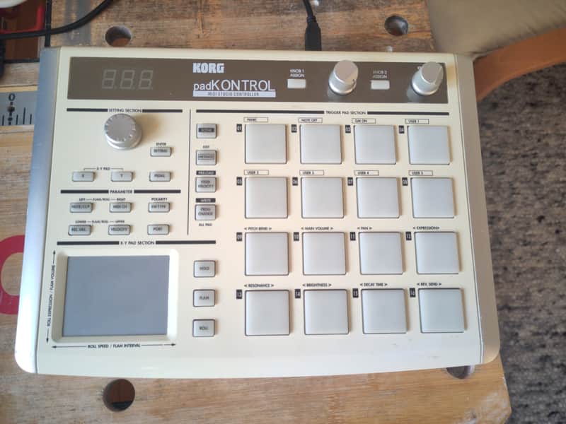 Korg padKONTROL USB Drum Pad Studio Controller 2005 - Present - White image 1