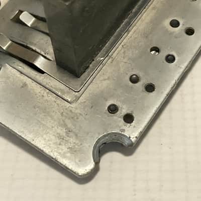 1990's Jackson Dinky Guitars JT-580LP Takeuchi Brushed Chrome Licensed Floyd Rose Tremolo Guitar Bridge For Parts image 7