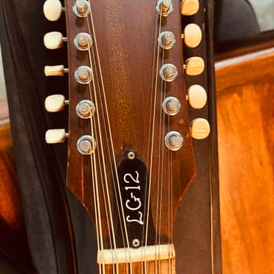 Gibson LG-12 1970 - Natural 12-String Vintage Acoustic Guitar image 9