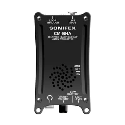 Sonifex CM-BHA Belt Pack Headphone Amplifier w/ Limiter & Loudspeaker *USA Small Business* image 4