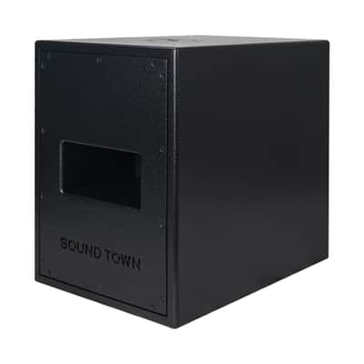 CARME-208S | CARME Series Dual 8" 800W Passive PA DJ Subwoofer with Folded Horn Design, Black, for Lounge, Club, Bar, Theater, Restaurant, Church image 3