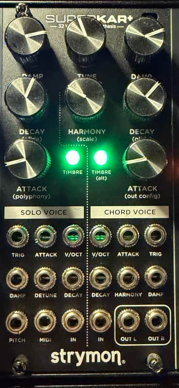 Strymon SuperKar+ 32-Voice String Synthesis Module 2025 - Present - Black image 1