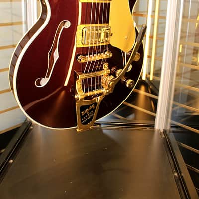 Gretsch Broadkaster Jr. LX Center Block with Bigsby - Blackberry image 2