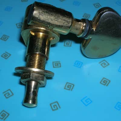 GROVER SINGLE 3x3 gold Rotomatic TUNER TREBLE side recent #2 image 2