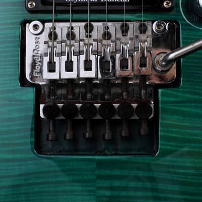 Edwards by ESP E-HR 145 QM See Through Green Seymour Duncan Floyd Rose image 5