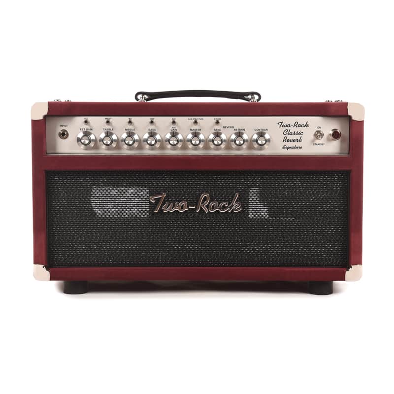 Two Rock Classic Reverb Signature 100/50W Head Burgundy Suede w/ Sparkle Matrix Grill Pre-Order image 1
