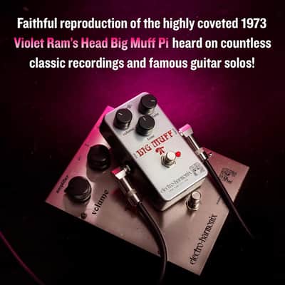 Electro Harmonix Ram's Head Big Muff Pi Fuzz Guitar Effects Pedal Bild 9