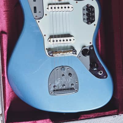 Fender Custom Shop 1964 Jaguar Journeyman Relic Electric Guitar Faded Aged Lake Placid Blue w/Hard Case image 1